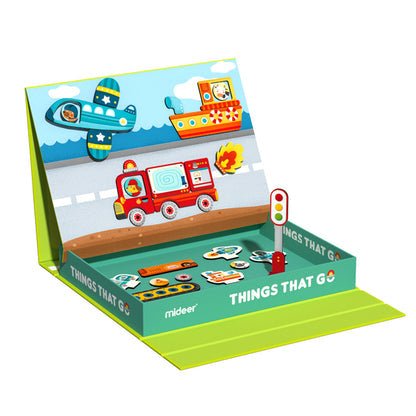 Mideer Žaidimų rinkinys su magnetine lenta - Eismas - Uogų kopos