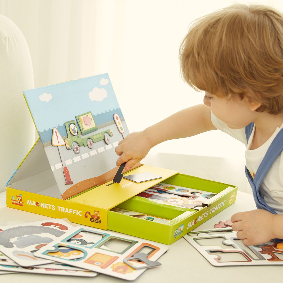 Mideer Žaidimų rinkinys su magnetine lenta - Eismas - Uogų kopos