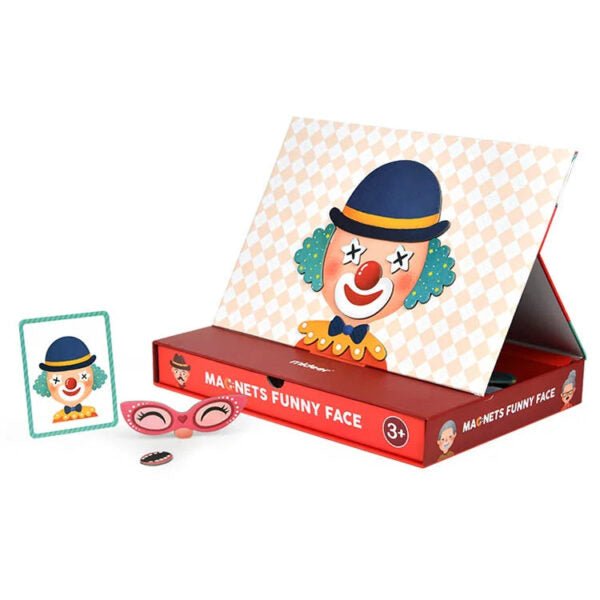 Mideer Žaidimų rinkinys su magnetine lenta - Juokingi veidai - Uogų kopos