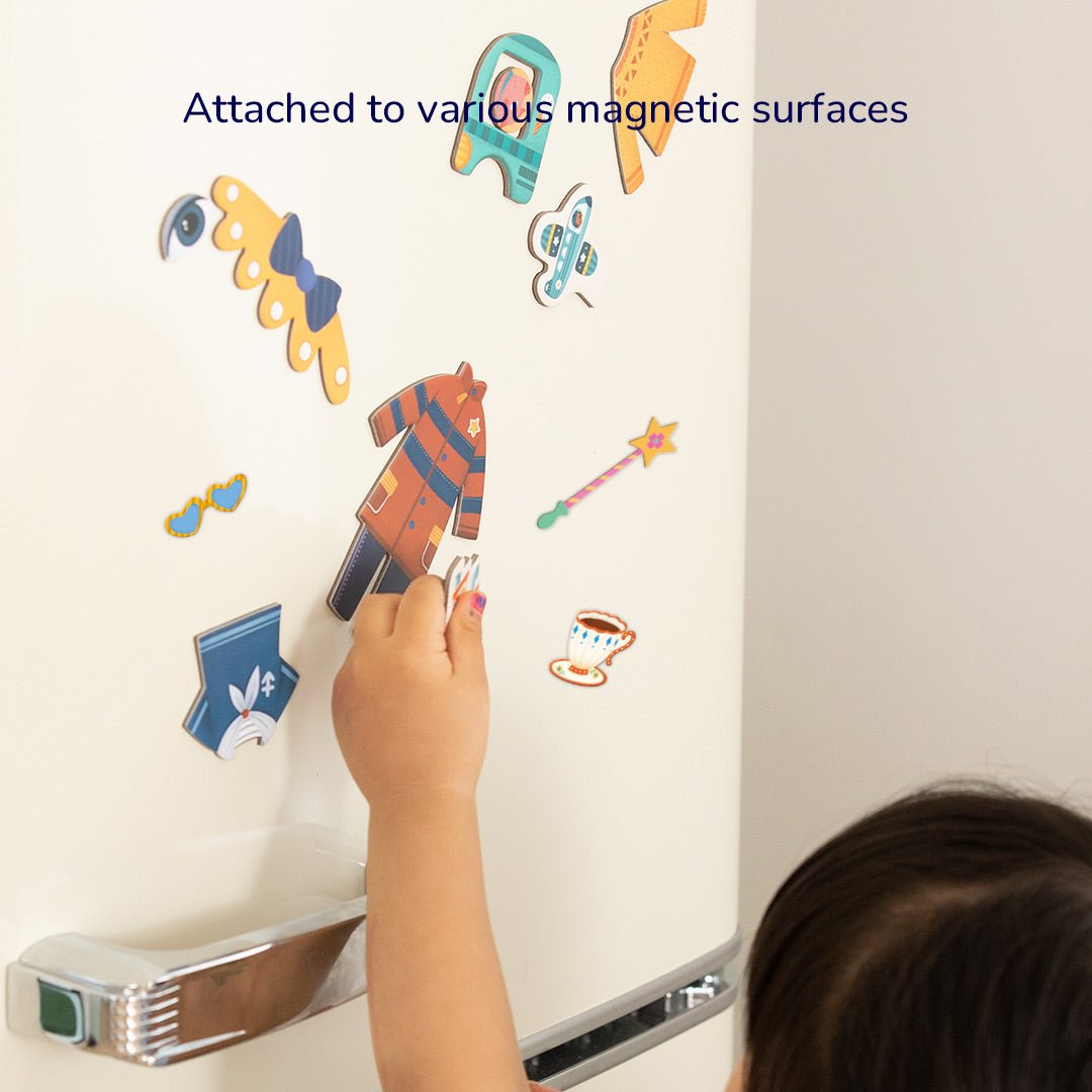 Mideer Žaidimų rinkinys su magnetine lenta - Persirengimo kambarys - Uogų kopos