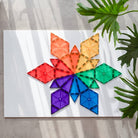 Connetix 30 vnt. Connetix „Geometry“ rinkinys - Rainbow Geometry Pack - Uogų kopos