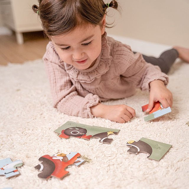 Little Dutch 4 - in - 1 dėlionė „Mažasis Ūkis“ - Uogų kopos