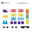 Connetix 50 vnt. Connetix transporto rinkinys - Rainbow Transport Pack - Uogų kopos