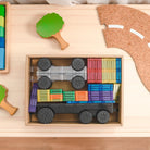 Connetix 50 vnt. Connetix transporto rinkinys - Rainbow Transport Pack - Uogų kopos
