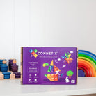 Connetix 60 vnt. Connetix vaivorykštės "Starter" rinkinys - Rainbow Starter Pack - Uogų kopos