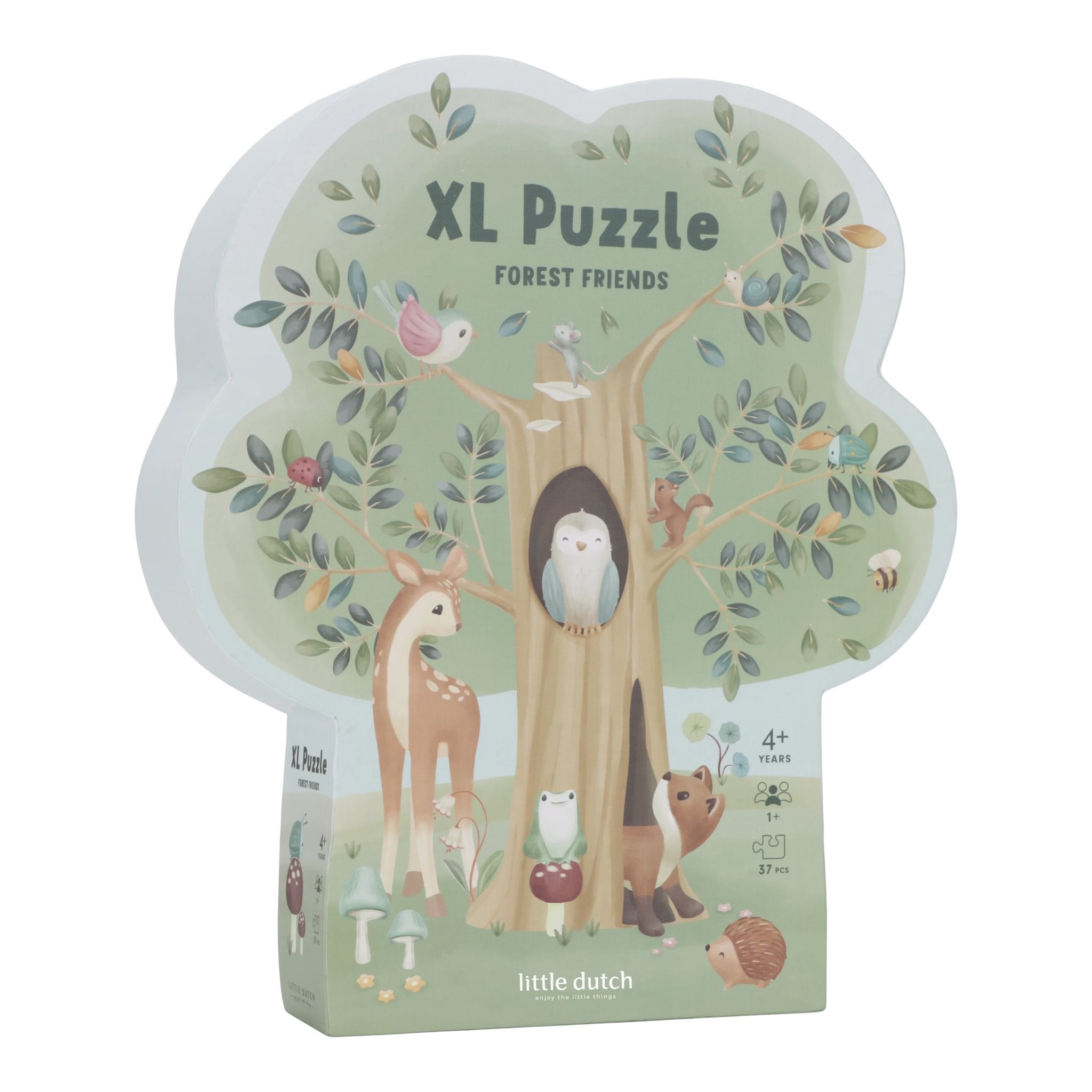 Little Dutch Dėlionė XL „Forest Friends" - Uogų kopos