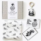 Wee Gallery Dovanų rinkinys naujagimiui - Juoda+Balta - Uogų kopos