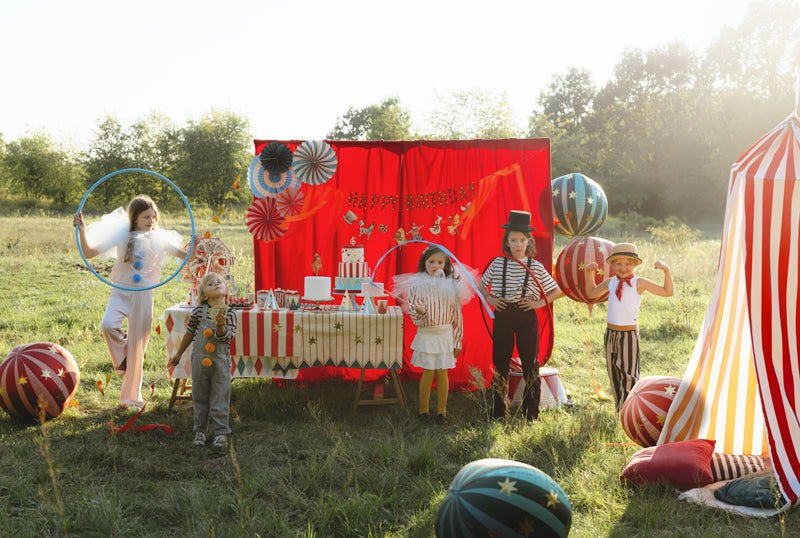 PartyDeco Folinis balionas „Cirkas“, 75 cm - Žalia - Uogų kopos