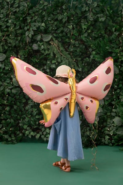 PartyDeco Folinis balionas „Drugelis“, 120 x 87 cm - Uogų kopos