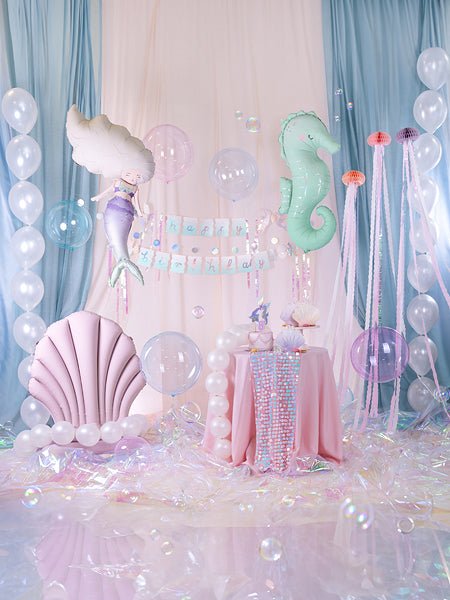 PartyDeco Folinis balionas „Jūros arkliukas“ 47x98 cm - Uogų kopos
