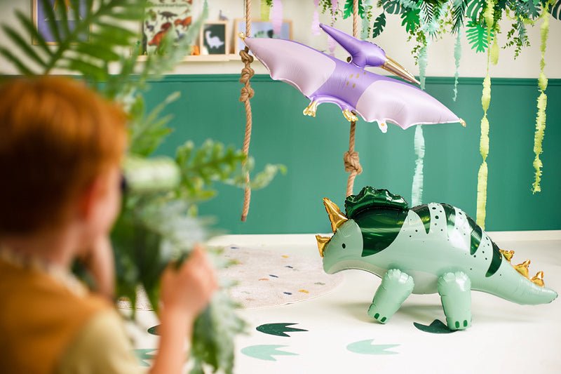PartyDeco Folinis balionas „Pterodaktilis“ 120x62 cm - Uogų kopos