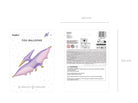 PartyDeco Folinis balionas „Pterodaktilis“ 120x62 cm - Uogų kopos