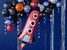 PartyDeco Folinis balionas „Raketa“ 44x115 cm - Uogų kopos