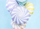 PartyDeco Folinis balionas „Saldainis“, 35cm - Alyvinė - Uogų kopos