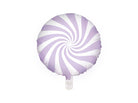 PartyDeco Folinis balionas „Saldainis“, 35cm - Alyvinė - Uogų kopos