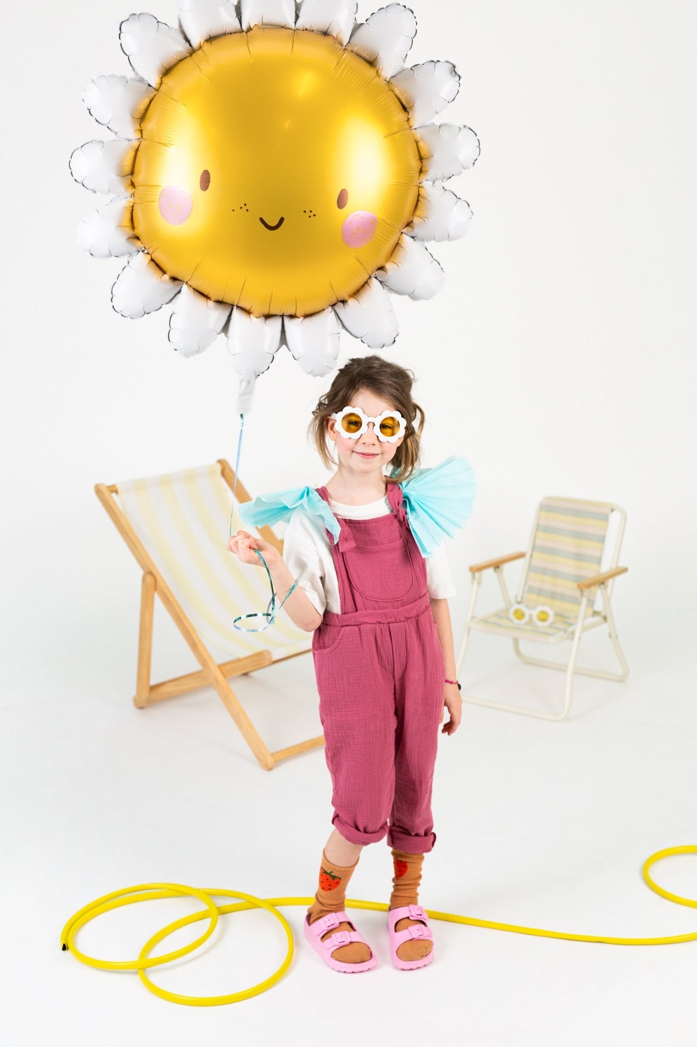PartyDeco Folinis balionas „Saulutė", 90 cm - Uogų kopos
