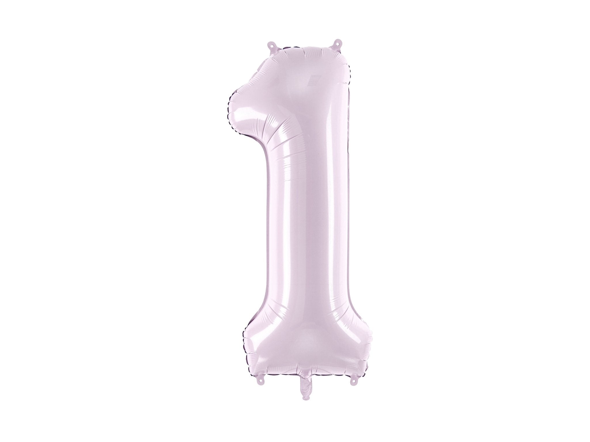 PartyDeco Folinis balionas skaičius „1" 72cm - Purple - Uogų kopos