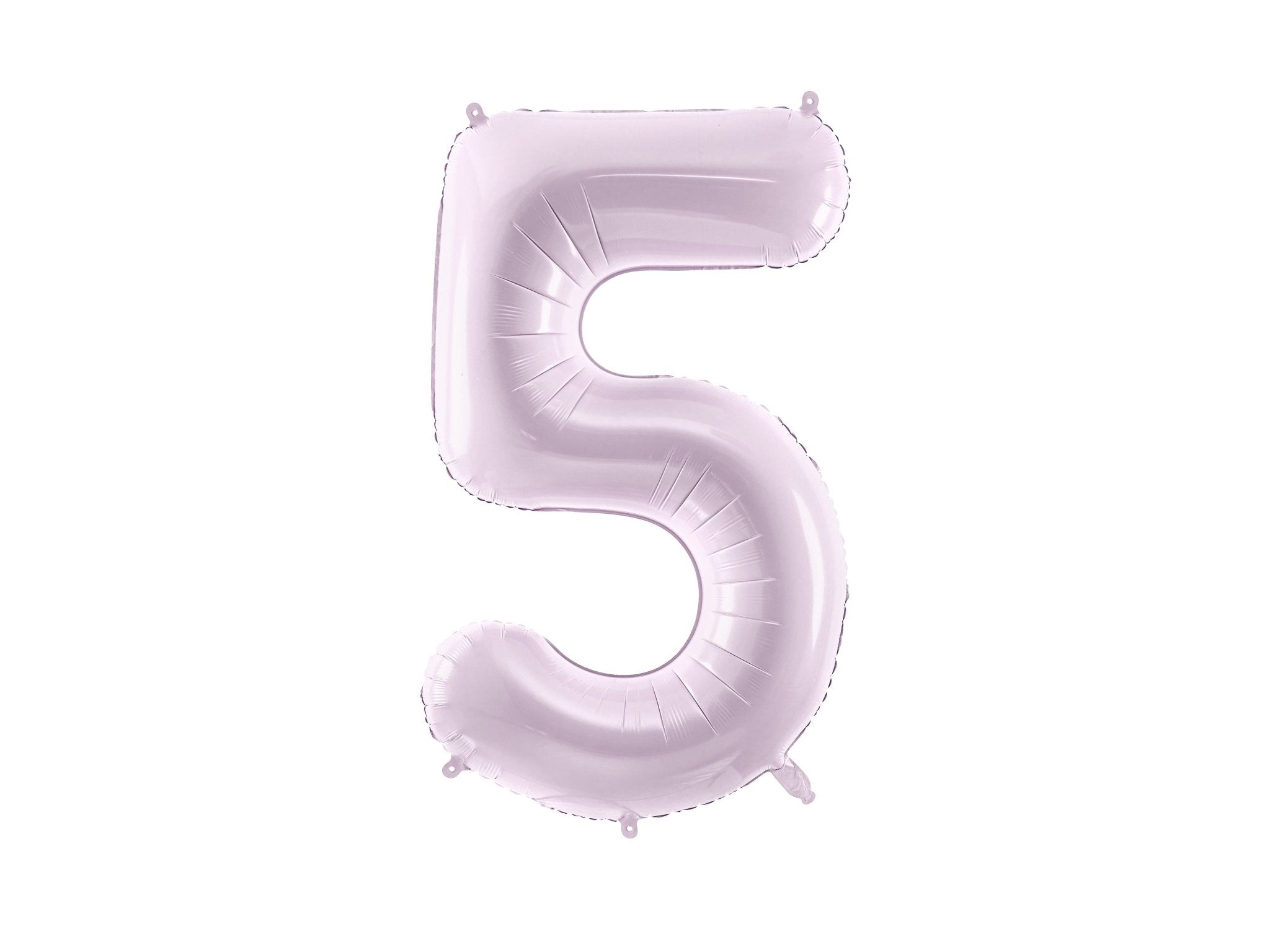 PartyDeco Folinis balionas skaičius „5" 72cm - Purple - Uogų kopos
