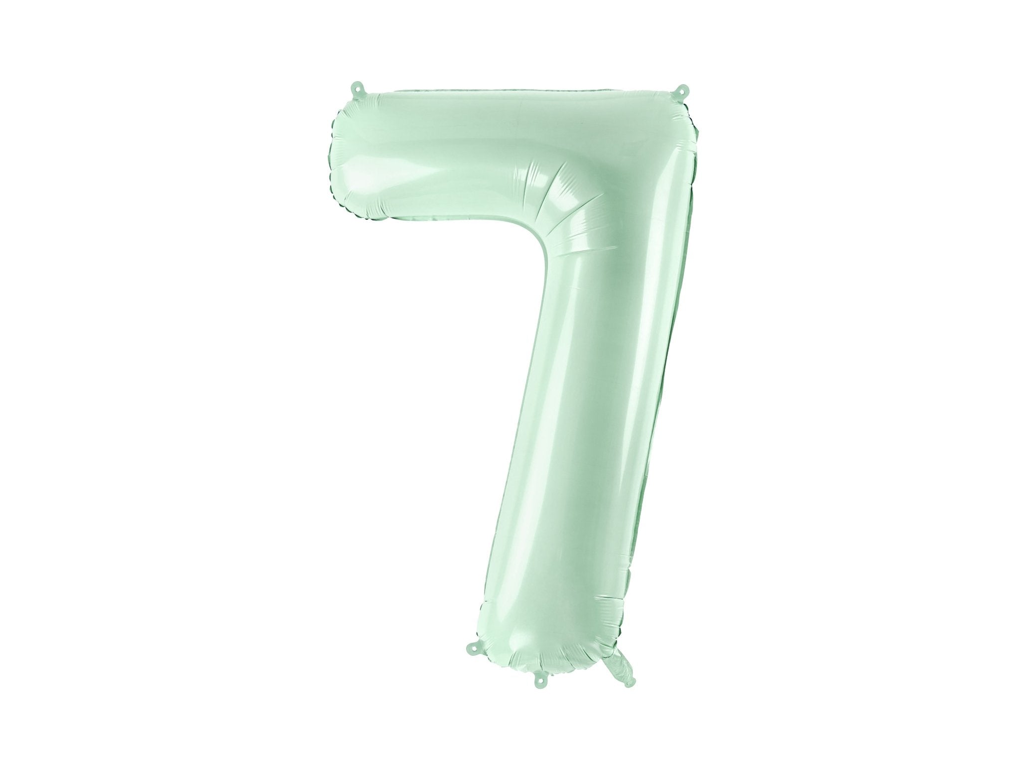 PartyDeco Folinis balionas skaičius „7" 72cm - Green - Uogų kopos