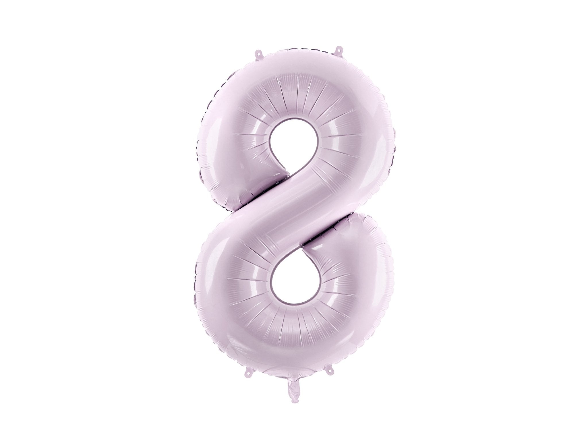 PartyDeco Folinis balionas skaičius „8" 72cm - Purple - Uogų kopos