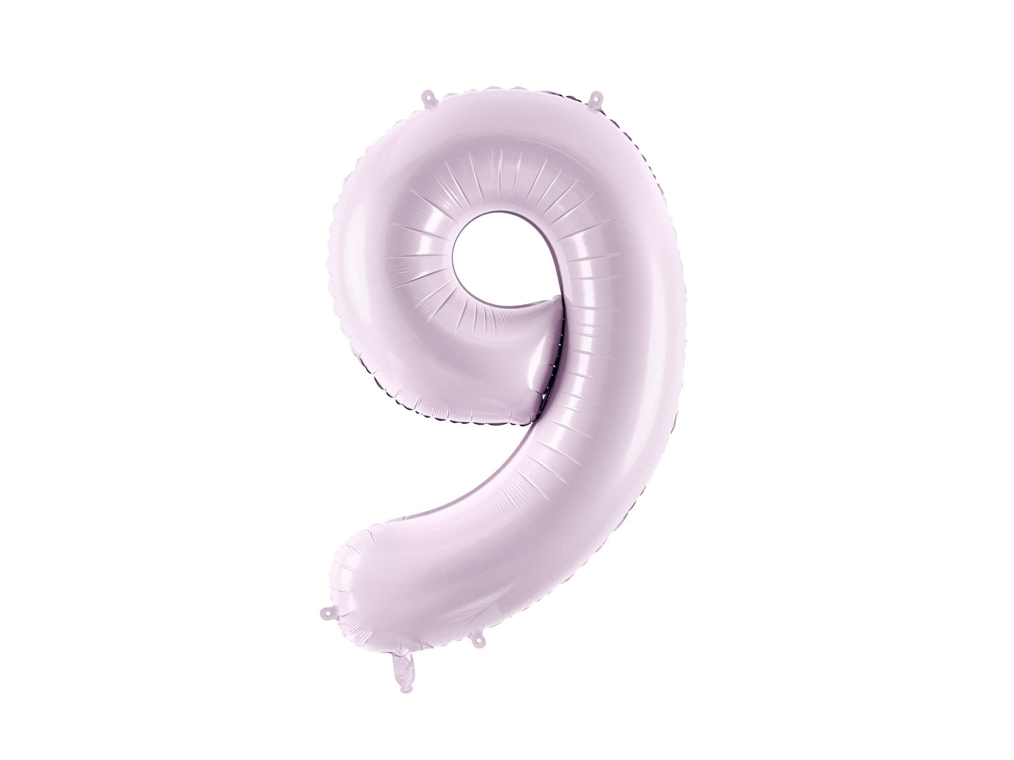 PartyDeco Folinis balionas skaičius „9" 72cm - Purple - Uogų kopos