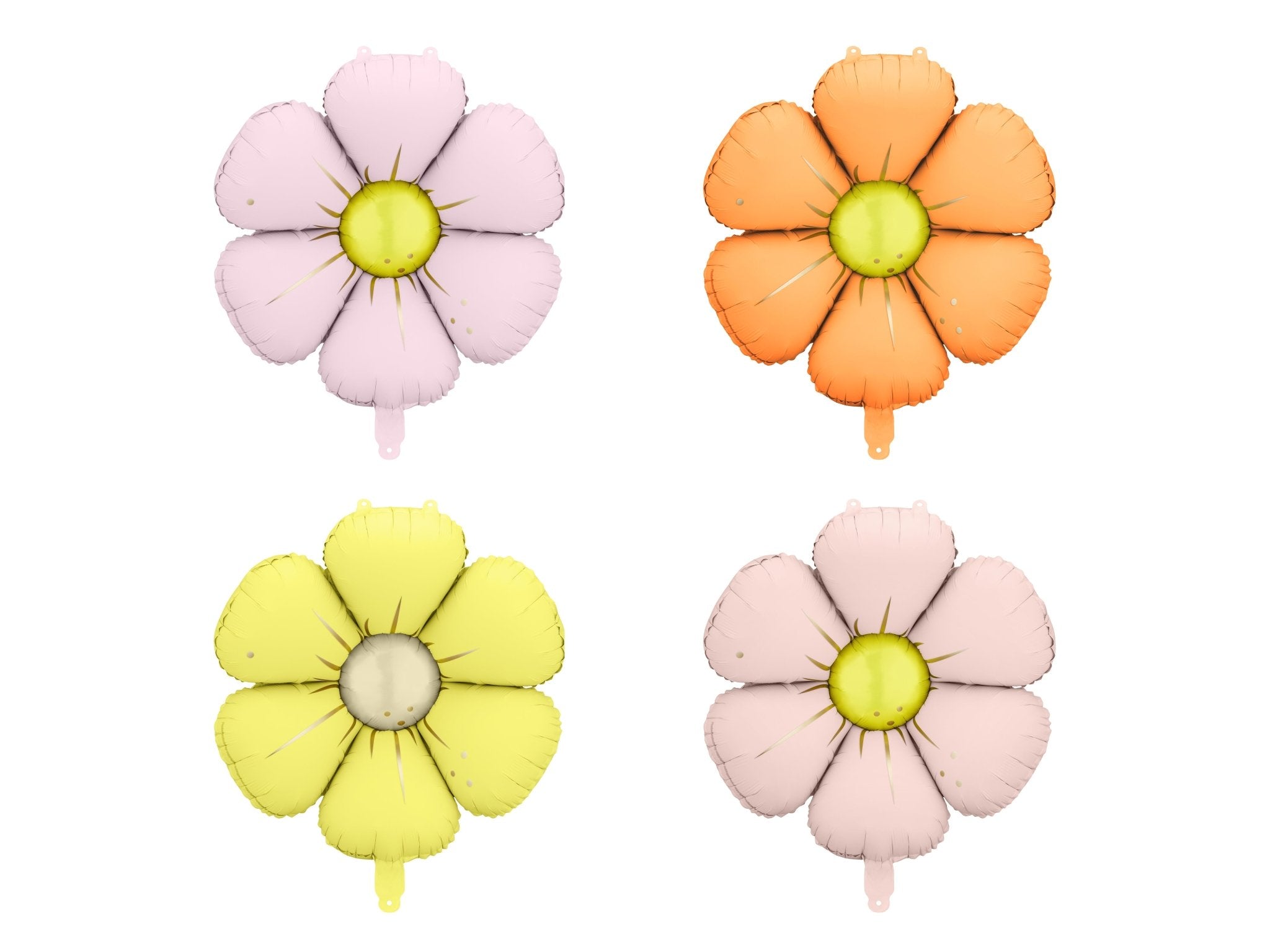 PartyDeco Folinių balionų girlianda „Ramunės“, 65 cm - Uogų kopos
