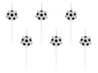 PartyDeco Gimtadienio žvakutės „Futbolo kamuoliukai“ - Uogų kopos