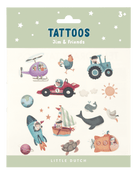 Little Dutch Laikinos tatuiruotės „Džimas ir draugai" - Uogų kopos