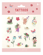Little Dutch Laikinos tatuiruotės „Rosa and Friends" - Uogų kopos