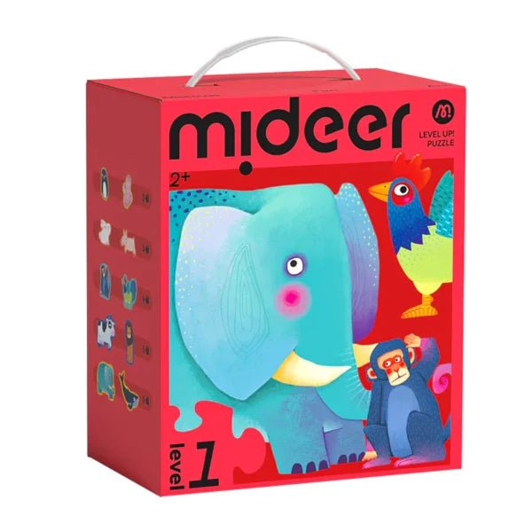 Mideer Level Up dėlionių rinkinys - 1 lygis - Gyvūnai - Uogų kopos