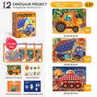 Mideer Level Up dėlionių rinkinys - 2 lygis - Transporto priemonės - Uogų kopos