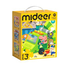 Mideer Level Up dėlionių rinkinys - 3 lygis - Miesto transportas - Uogų kopos