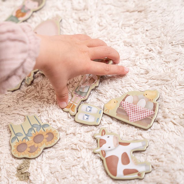 Little Dutch Magnetinė dėlionė "Mažasis ūkis" - Uogų kopos