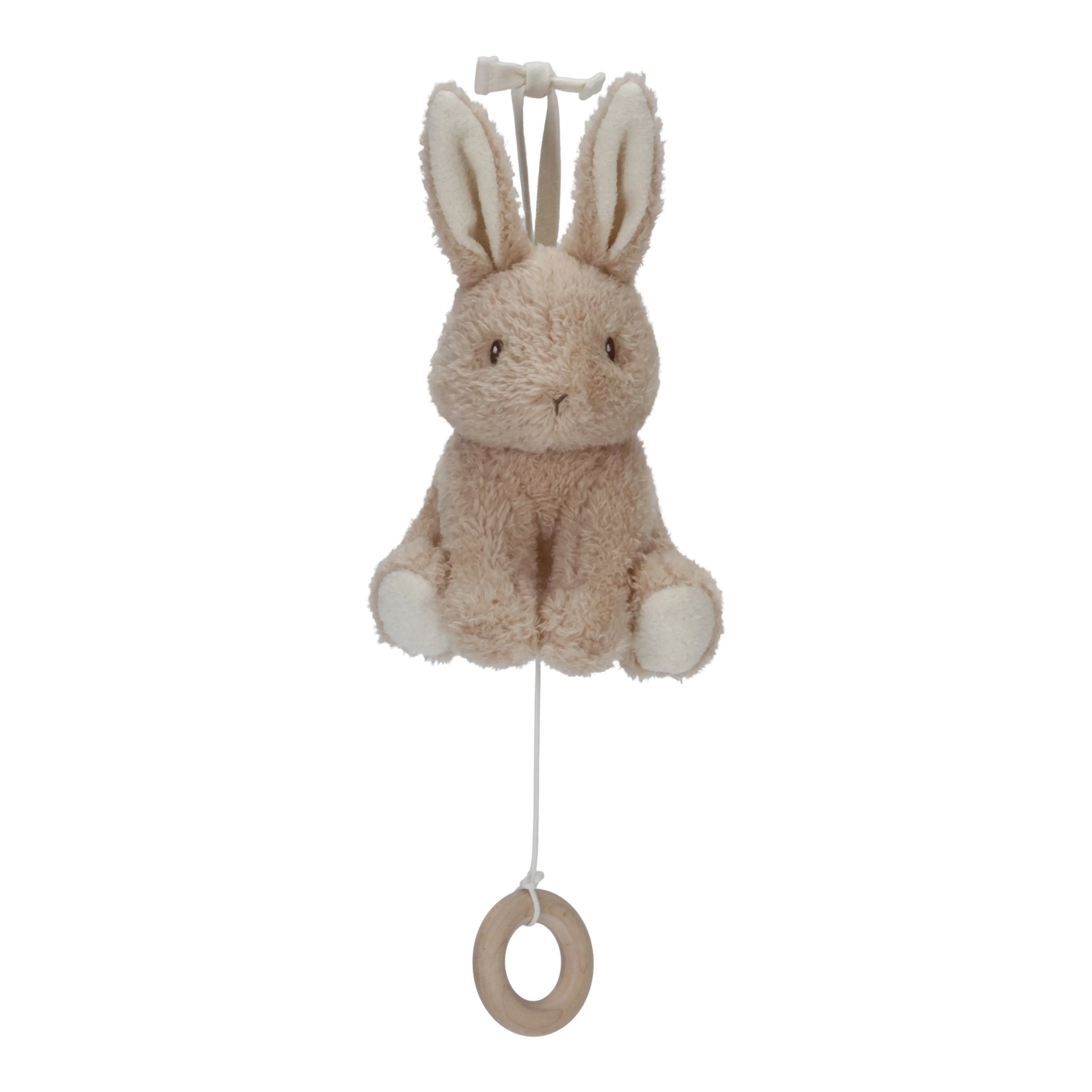 Little Dutch Medinė muzikinė karuselė "Baby Bunny" - Uogų kopos