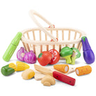 New Classic Toys Medinis pjaustymo rinkinys - daržovių krepšelis - Uogų kopos