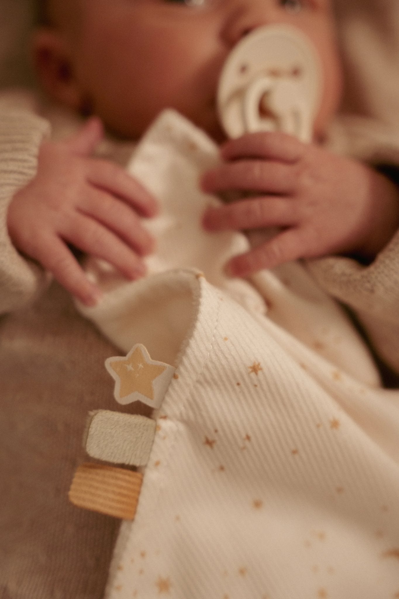 Little Dutch Migdukas su kramtuku „Newborn Naturals" - Uogų kopos
