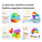 Mideer Mini magnetinis konstruktorius - Kubas - Uogų kopos