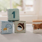 Little Dutch Minkštas kubų rinkinys "Miško draugai" - Uogų kopos