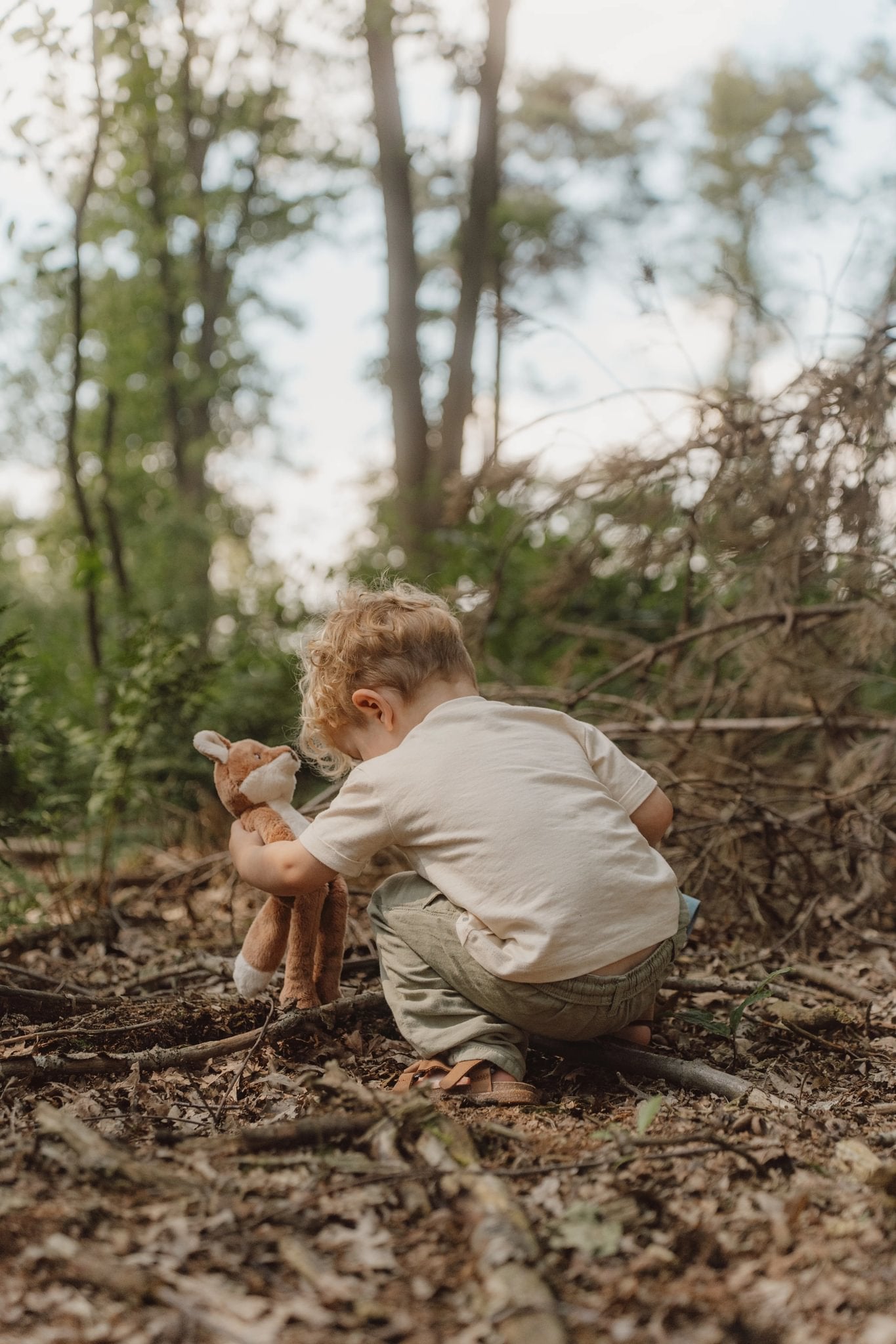 Little Dutch Minkštas lapiukas „Forest Friends" - Uogų kopos