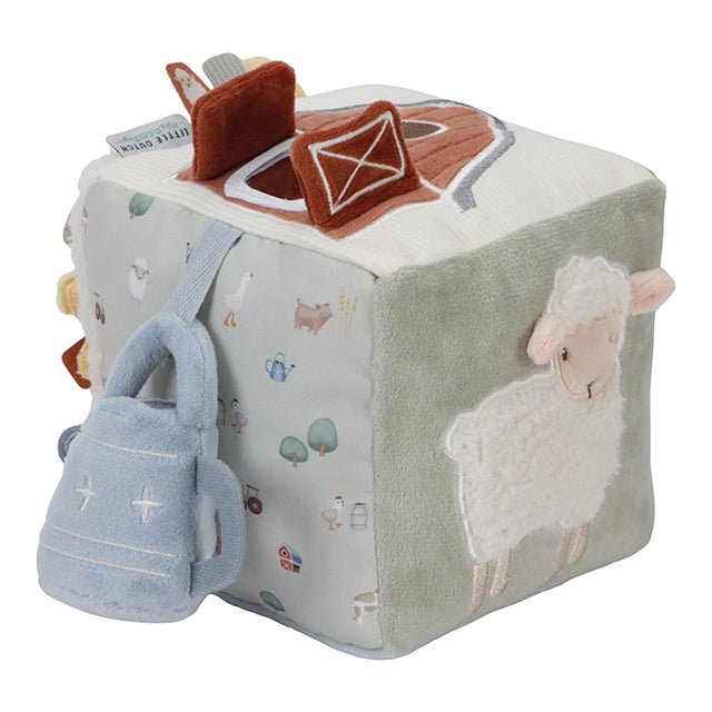 Little Dutch Minkštas veiklos kubas „Mažasis Ūkis“ - Uogų kopos