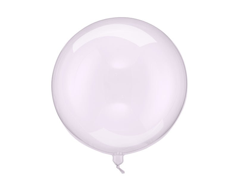 PartyDeco Orbz balionas 40 cm - Skaidrus rožinis - Uogų kopos