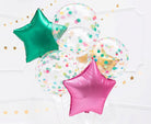PartyDeco Orbz balionas su spalvotais taškeliais, 40 cm - Uogų kopos