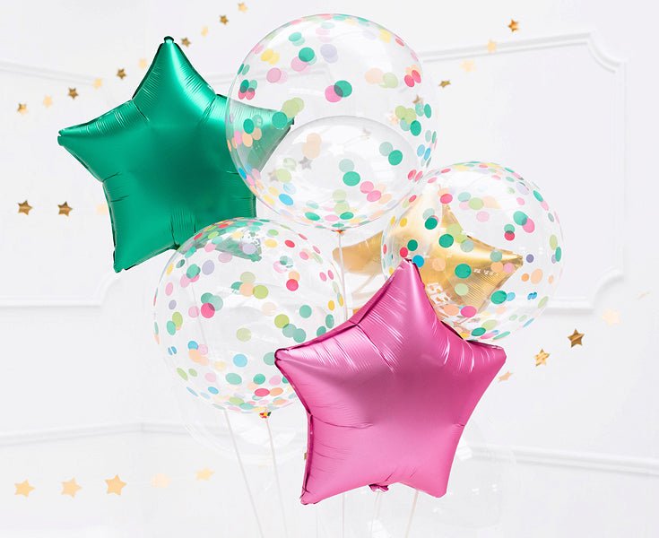 PartyDeco Orbz balionas su spalvotais taškeliais, 40 cm - Uogų kopos