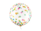 PartyDeco Orbz balionas su spalvotais taškeliais, 40 cm - Uogų kopos