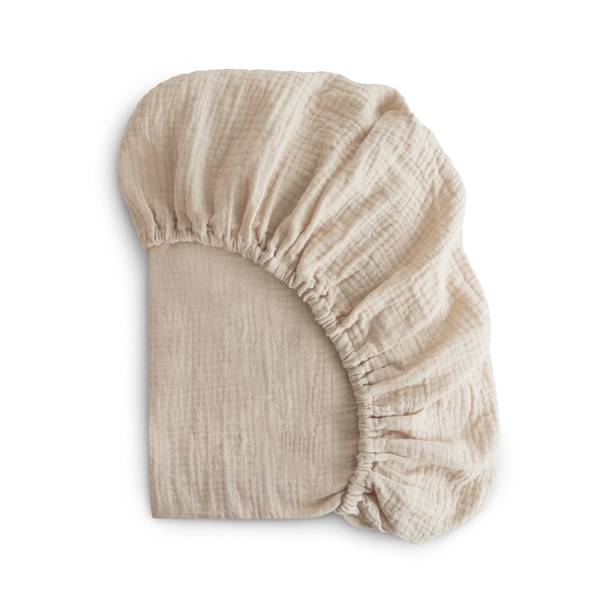 Mushie Paklodė kūdikio lovytei 100x40x10cm - Smėlinė - Uogų kopos
