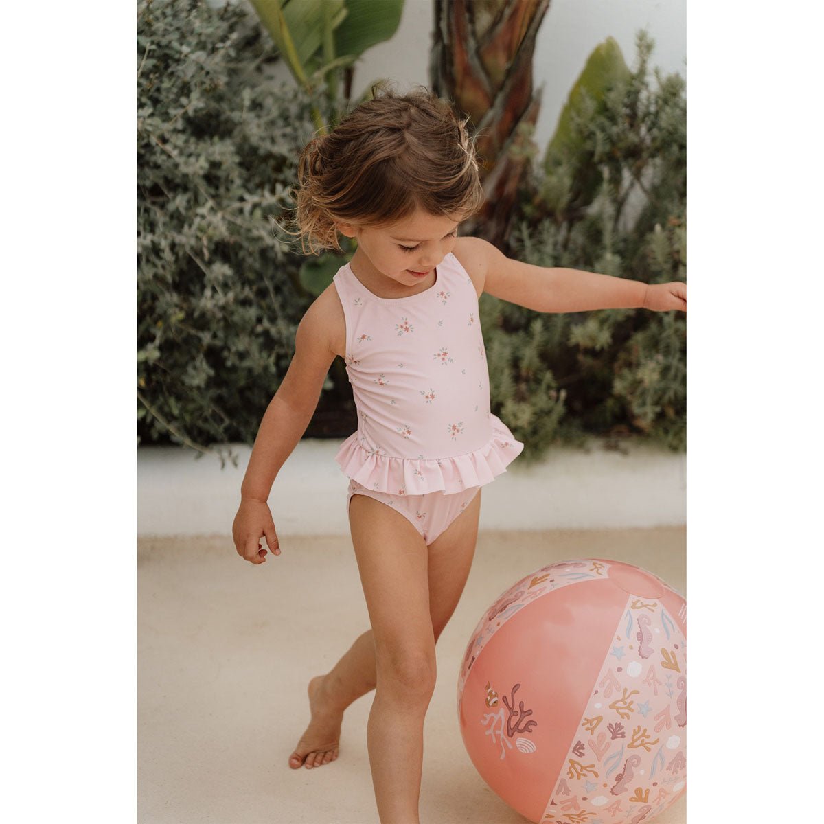 Little Dutch Paplūdimio kamuolys - Ocean Dreams Pink - Uogų kopos