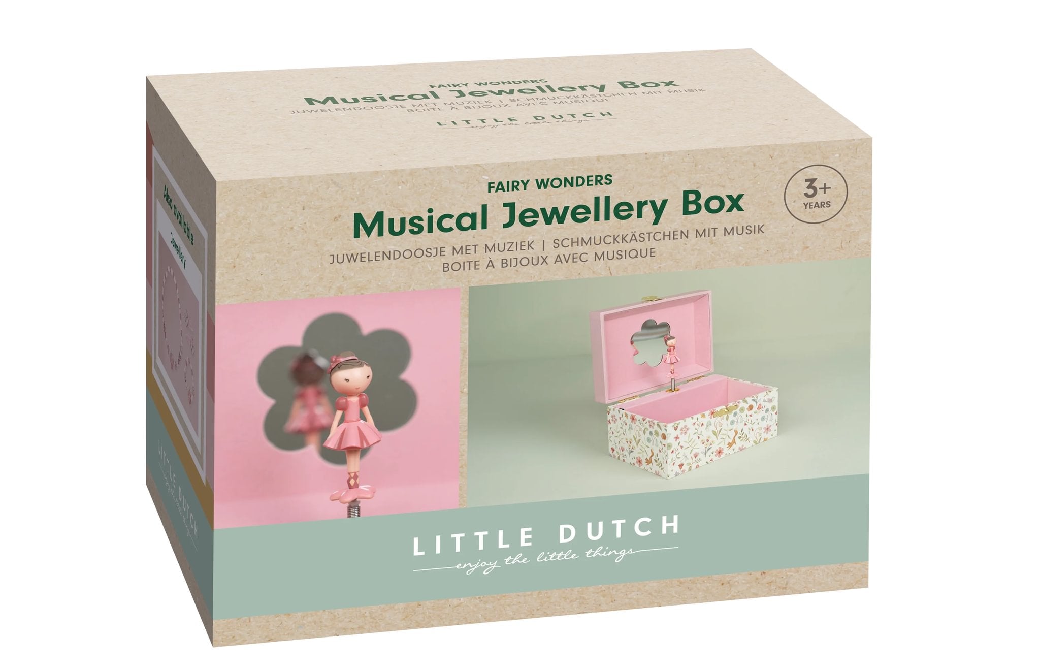 Little Dutch Papuošalų dėžutė su muzika "Rosa" - Uogų kopos