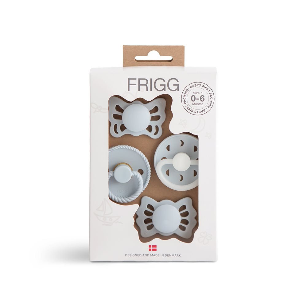 FRIGG Pirmieji kūdikio čiulptukai 4vnt. - Moonlight Sailing - Uogų kopos