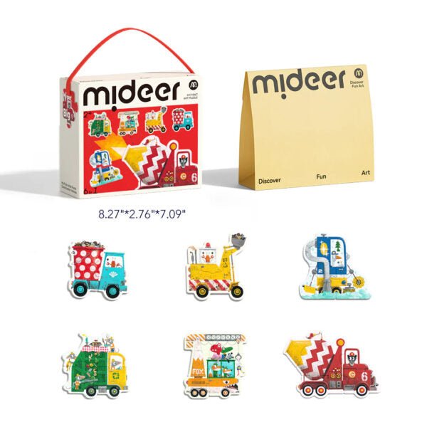 Mideer Pirmoji dėlionė - Statybų technika - Uogų kopos