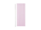 PartyDeco Plastikiniai šiaudeliai, alyvinė, 23 cm, 12 vnt. - Uogų kopos